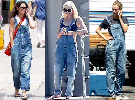 Katie Holmes, Diane Kruger, Gwen Stefani, Overalls Katie Holmes, Diane Kruger, Gwen Stefani, Overalls